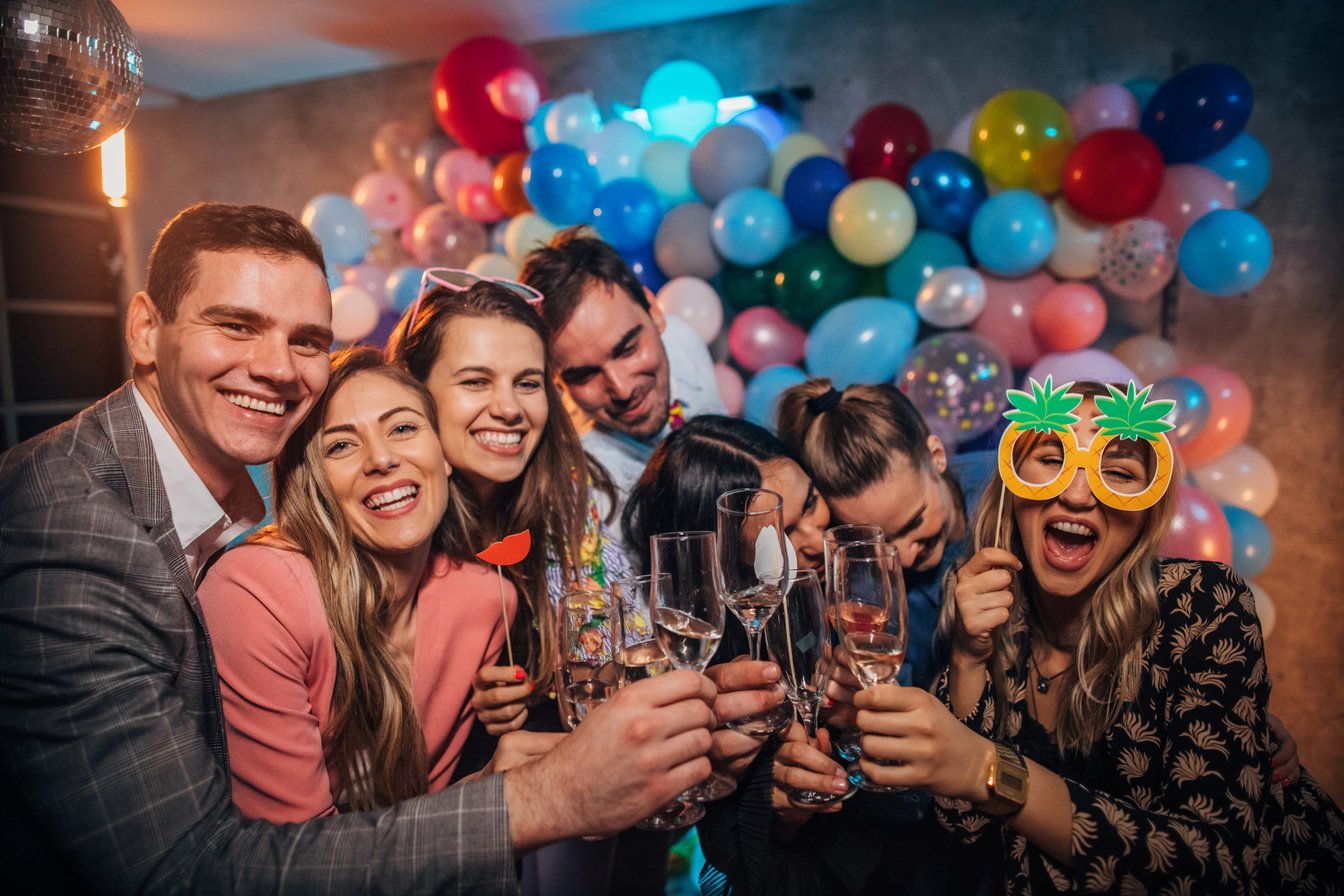 Photo booth at a party